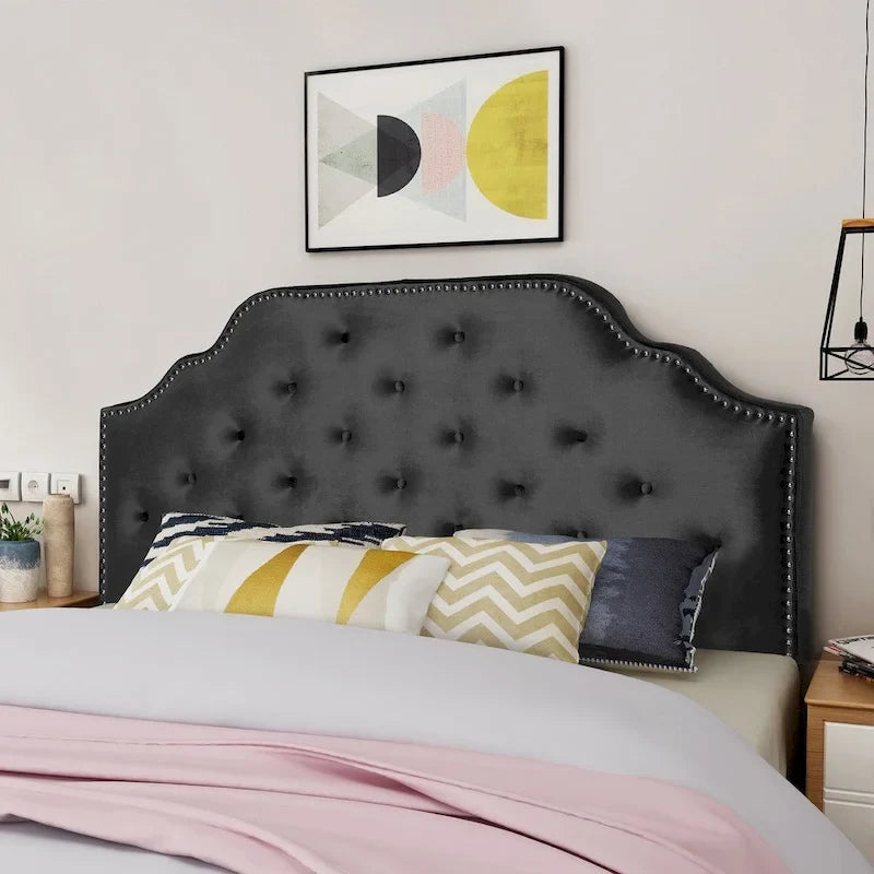 Silas Glam Velvet Full/Queen Headboard by Christopher Knight Home