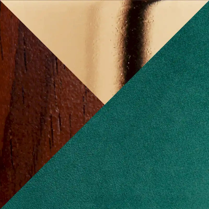 Dahlia Counter Stool with Walnut Wood (Set of 2)