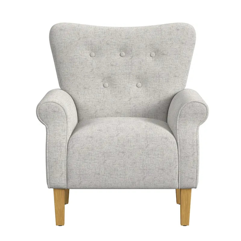 HomePop Rolled Arm Accent Chair