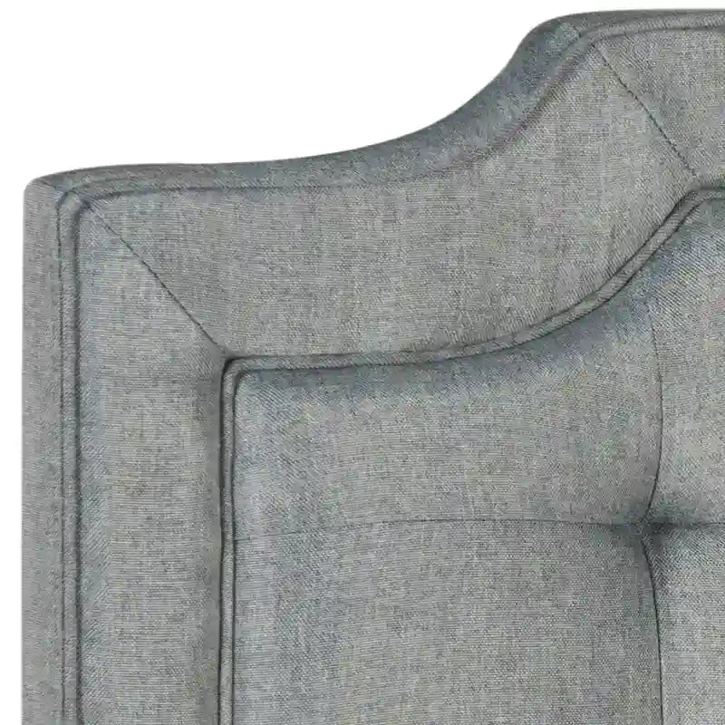 SAFAVIEH Shanika Taupe Upholstered Tufted Headboard (King)