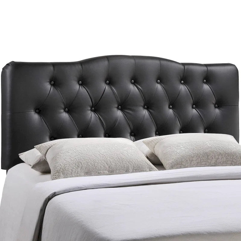 Porch & Den Hawkins King Vinyl Headboard