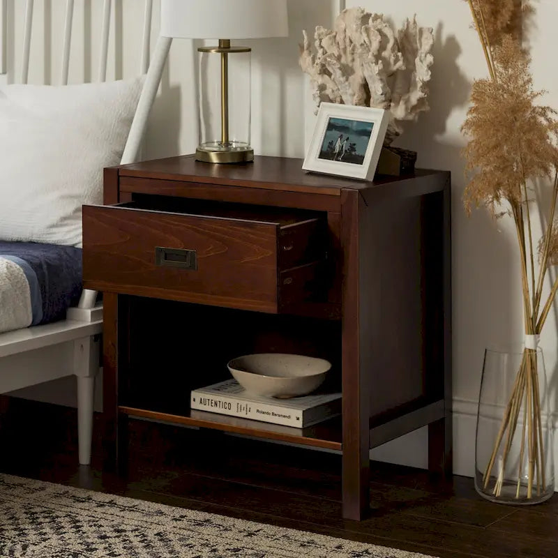 Middlebrook Solid Wood Modern 1-Drawer Nightstand