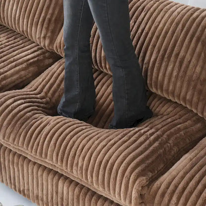 Cloud Corner Sofa Soft Plush Upholstered Modular Sectional Sofa Down Filled Living Room Couch