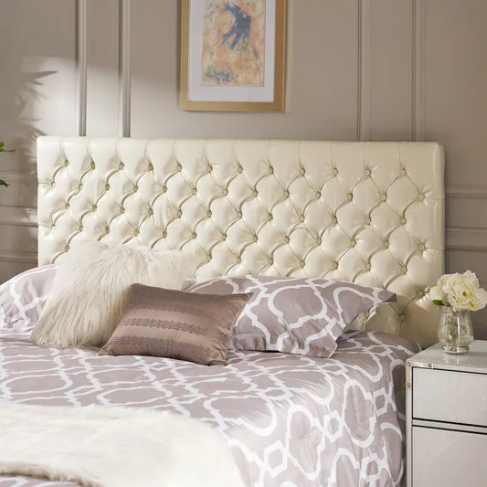 Jezebel Adjustable Full/Queen Tufted Headboard by Christopher Knight Home