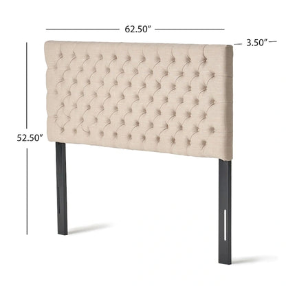 Jezebel Adjustable Full/Queen Tufted Headboard by Christopher Knight Home