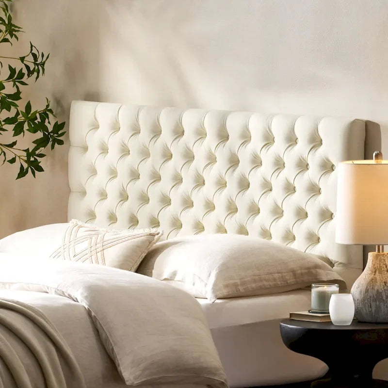 Jezebel Adjustable Full/Queen Tufted Headboard by Christopher Knight Home