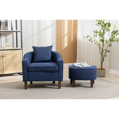 Accent Chair with Ottoman