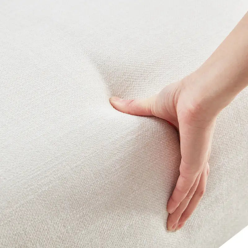 HUIMO Mid Century Modern Armchair and Ottoman Set Upholstered Accent Chair for Living Room, Bedroom