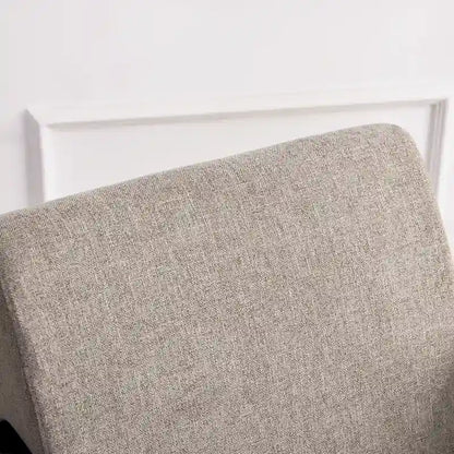 HUIMO Mid Century Modern Armchair and Ottoman Set Upholstered Accent Chair for Living Room, Bedroom