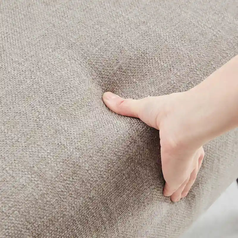 HUIMO Mid Century Modern Armchair and Ottoman Set Upholstered Accent Chair for Living Room, Bedroom