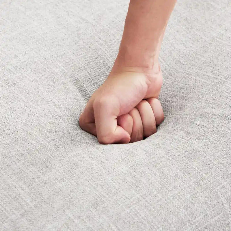 HUIMO Mid Century Modern Armchair and Ottoman Set Upholstered Accent Chair for Living Room, Bedroom