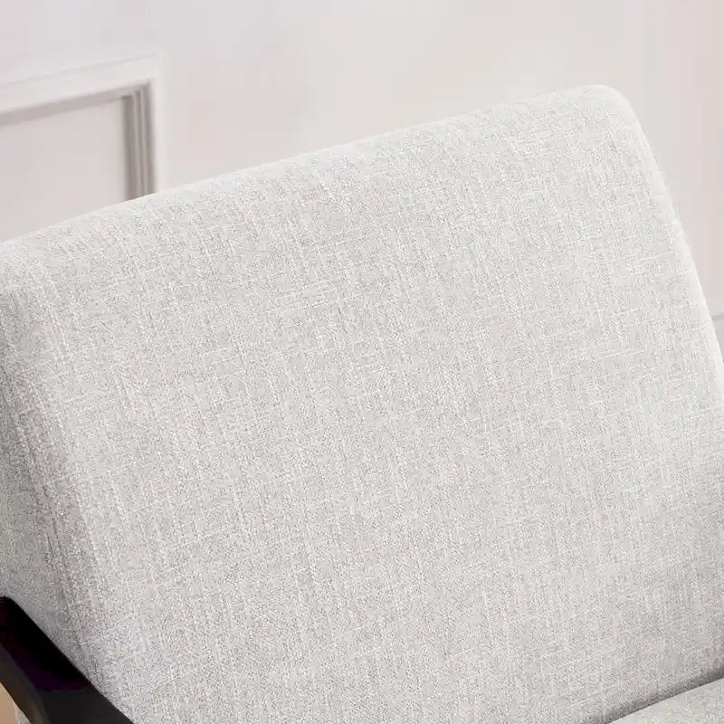 HUIMO Mid Century Modern Armchair and Ottoman Set Upholstered Accent Chair for Living Room, Bedroom