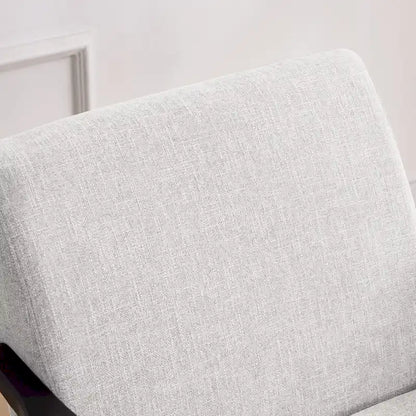 HUIMO Mid Century Modern Armchair and Ottoman Set Upholstered Accent Chair for Living Room, Bedroom