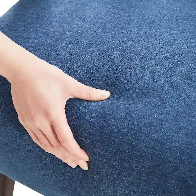 HUIMO Mid Century Modern Armchair and Ottoman Set Upholstered Accent Chair for Living Room, Bedroom