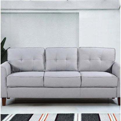 Kouchouk 78.7 Linen Flared Arm Sofa