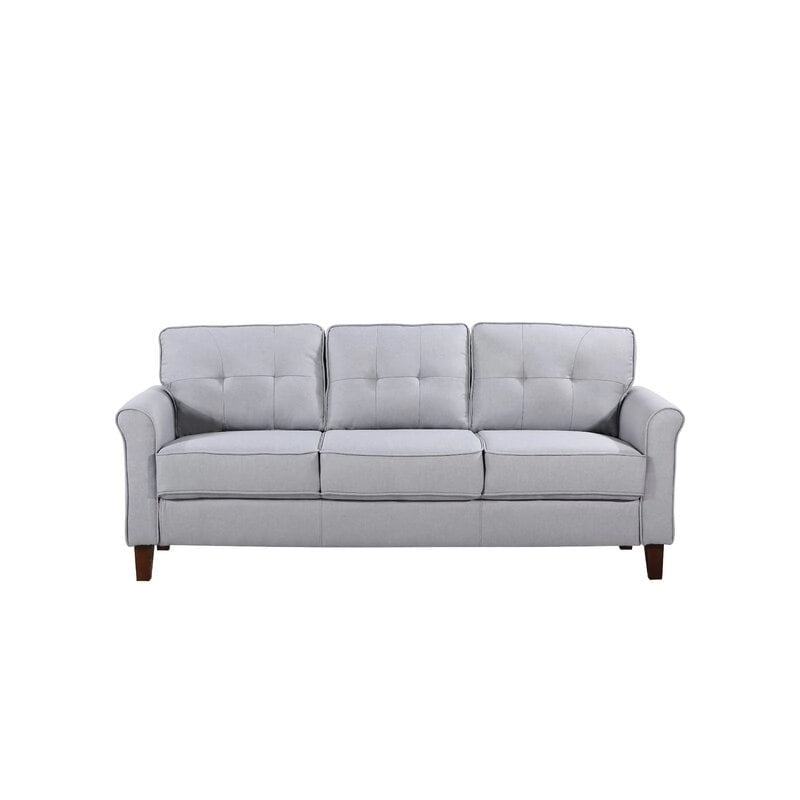 Kouchouk 78.7 Linen Flared Arm Sofa