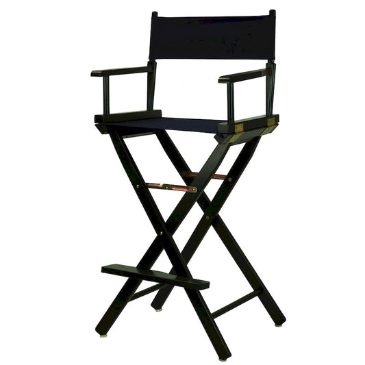 Black Frame 30-inch Director's Chair