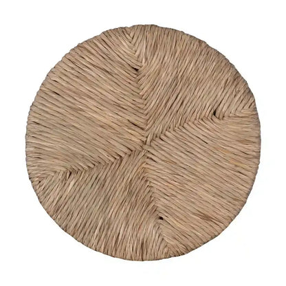 Maya Backless Swivel Counter Stool with Seagrass Seat