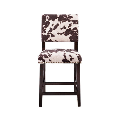 Holcombe Cow Print Counter Stool