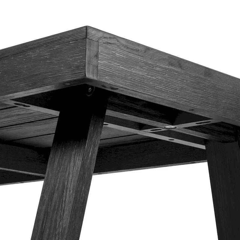 Plank and Beam 72 Classic Dining Table and Benches Set