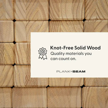 Plank and Beam 72 Classic Dining Table and Benches Set