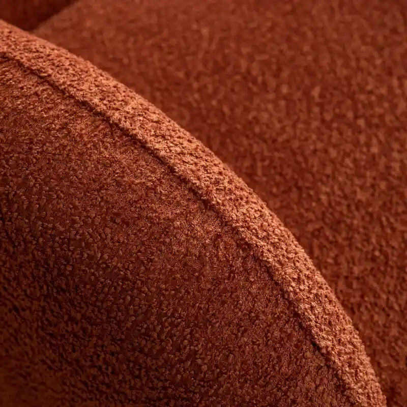 SEYNAR Modern Glam Boucle Upholstered Swivel Accent Armchair, 360 Degree Swivel Barrel Chair Set of 2 for Living Room