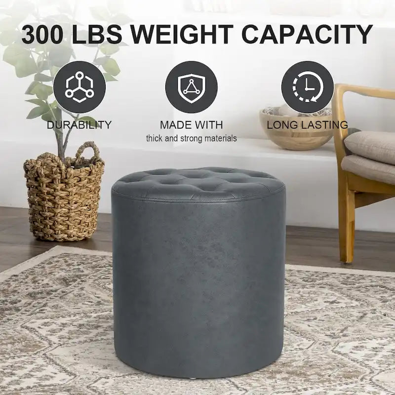 Adeco Upholstered Ottoman