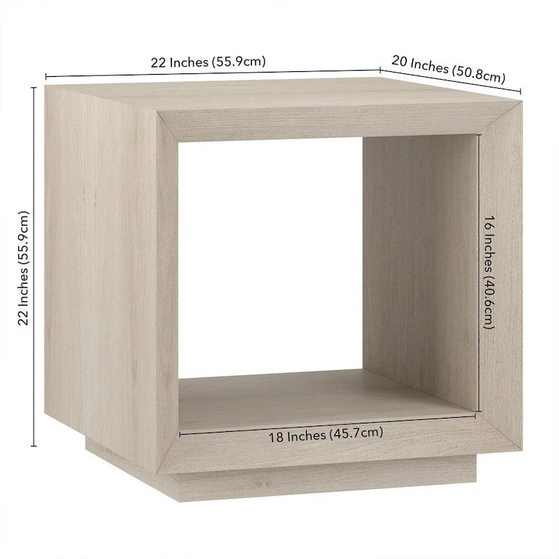 Tannen 22 Wide Rectangular Side Table - 22 Wide