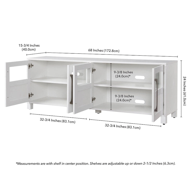 Holbrook Rectangular TV Stand for TV's up to 75