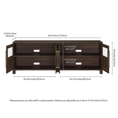 Holbrook Rectangular TV Stand for TV's up to 75