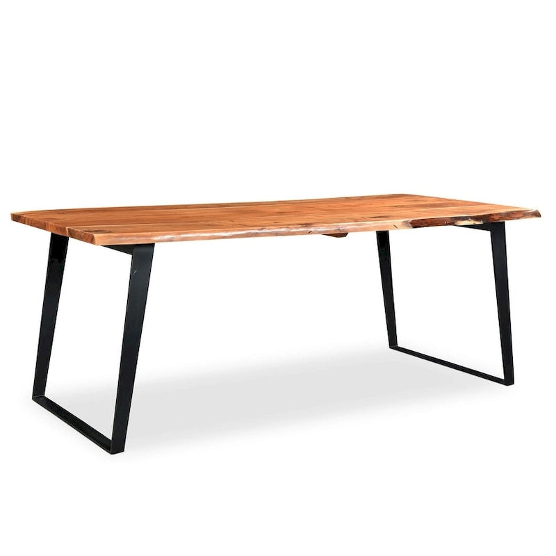 Timbergirl Solid Wood Live Edge Dining Table