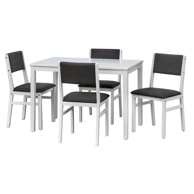 Simple Living Jules 5-piece Solid Wood Dining Set