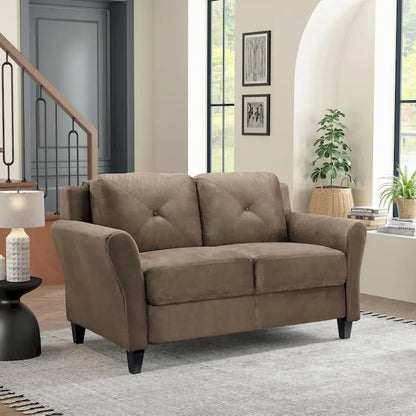 iLounge Harvard Microfiber Loveseat