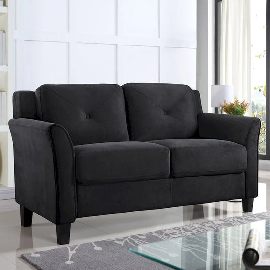 iLounge Harvard Microfiber Loveseat