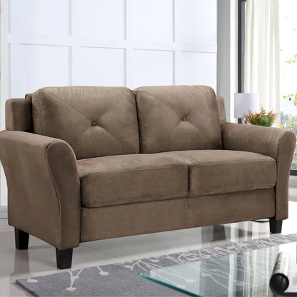 iLounge Harvard Microfiber Loveseat