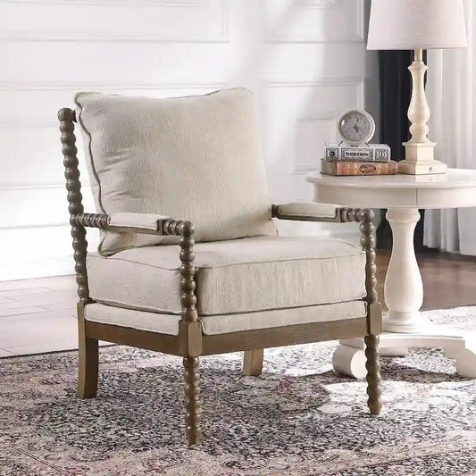 Morden Fort Modern Spindle Chair, Accent Chair for Livingroom