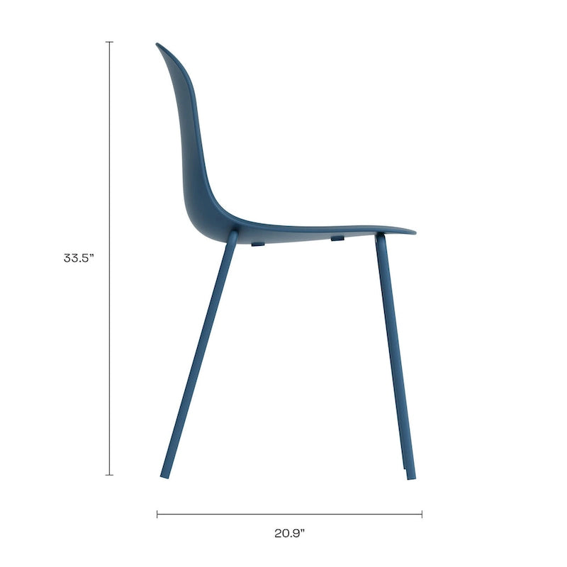 Serena Set of 4 Stackable Dining Chairs