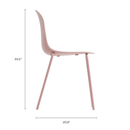 Serena Set of 4 Stackable Dining Chairs