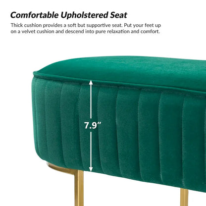 Justo 48 Wide Bench with Metal Base