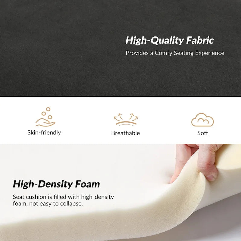 Justo 48 Wide Bench with Metal Base