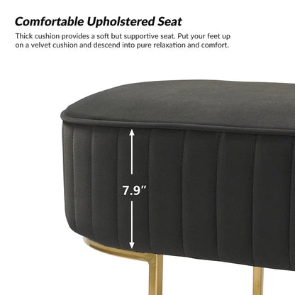 Justo 48 Wide Bench with Metal Base