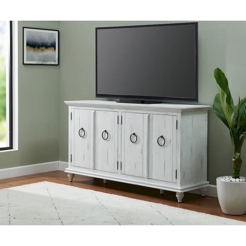 Garden District Solid Wood 65 TV Stand Console