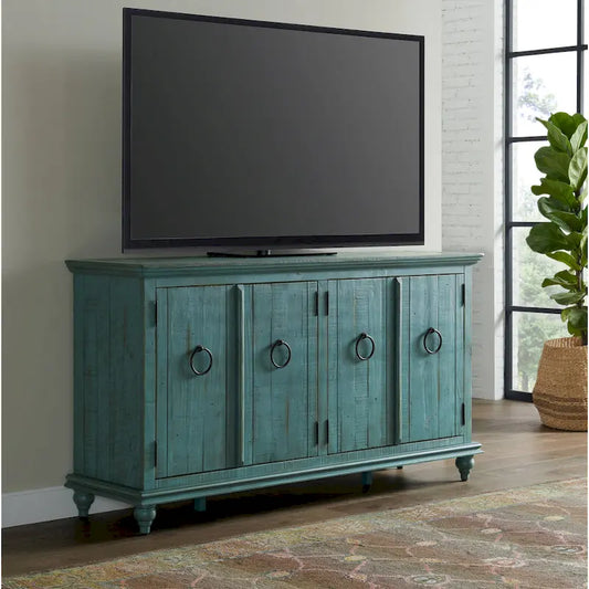 Garden District Solid Wood 65 TV Stand Console