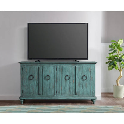 Garden District Solid Wood 65 TV Stand Console