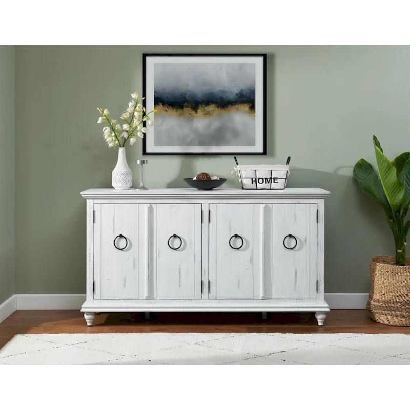 Garden District Solid Wood 65 TV Stand Console
