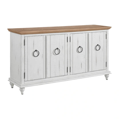 Garden District Solid Wood 65 TV Stand Console