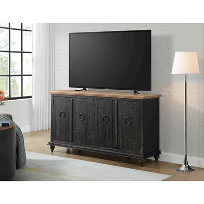 Garden District Solid Wood 65 TV Stand Console