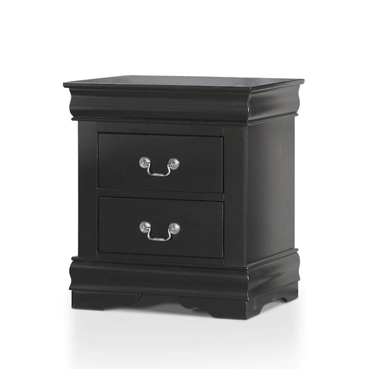 Furniture of America Devi Traditional Solid Wood 2-Drawer Nightstand