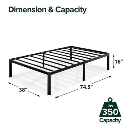 Priage by Zinus 16 Inch Metal Platform Bed
