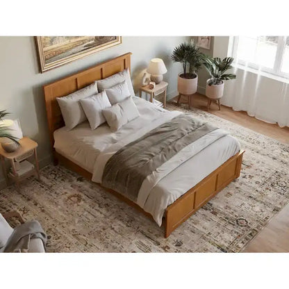 AFI, Madison Foundation Bed with Matching Footboard